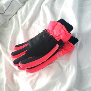 Cute child snow gloves